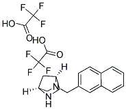 (1S,4S)-2-NAPHTHALEN-2-YLMETHYL-2,5-DIAZA-BICYCLO[2.2.1]HEPTANE DI-TRIFLUORO-ACETIC ACID 97% 结构式