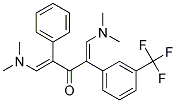 (1E,4E)-1,5-BIS-DIMETHYLAMINO-2-PHENYL-4-(3-TRIFLUOROMETHYL-PHENYL)-PENTA-1,4-DIEN-3-ONE 结构式