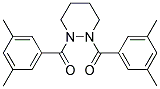 [2-(3,5-DIMETHYL-BENZOYL)-TETRAHYDRO-PYRIDAZIN-1-YL]-(3,5-DIMETHYL-PHENYL)-METHANONE 结构式