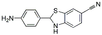 2-(4-AMINO-PHENYL)-2,3-DIHYDRO-BENZOTHIAZOLE-6-CARBONITRILE 结构式