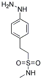 2-(4-HYDRAZINO-PHENYL)-ETHANESULFONIC ACID METHYLAMIDE 结构式