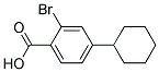 2-BROMO-4-CYCLOHEXYL-BENZOIC ACID 结构式