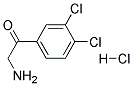 2-AMINO-1-(3,4-DICHLOROPHENYL)ETHANONE HYDROCHLORIDE 结构式