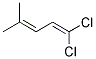 1,1-Dichloro-4-Methyl-1,3-Pentadien 结构式