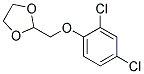 2-[(2,4-Dichlorophenoxy)Methyl]-1,3-Dioxolane 结构式