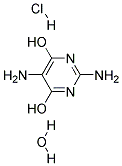 2,5-Diamino-4,6-Dihydroxy Pyrimidine Hydrochloride Monohydrate 结构式