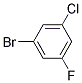 1-Bromo-3-chloro-5-fluorobenzen 结构式