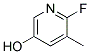 2-FLUORO-5-HYDROXY-3-PICOLINE 结构式