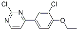 2-Chloro-4-(3-chloro-4-ethoxy-phenyl)-pyrimidine 结构式