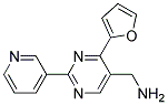 1-(4-furan-2-yl-2-pyridin-3-ylpyrimidin-5-yl)methanamine 结构式