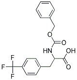 2-{[(benzyloxy)carbonyl]amino}-3-[4-(trifluoromethyl)phenyl]propanoic acid 结构式