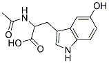 2-(acetylamino)-3-(5-hydroxy-1H-indol-3-yl)propanoic acid 结构式