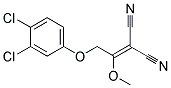 [2-(3,4-dichlorophenoxy)-1-methoxyethylidene]propanedinitrile 结构式