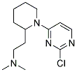 2-[1-(2-chloropyrimidin-4-yl)piperidin-2-yl]-N,N-dimethylethanamine 结构式