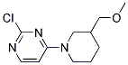 2-chloro-4-[3-(methoxymethyl)piperidin-1-yl]pyrimidine 结构式