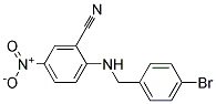 2-(4-Bromo-benzylamino)-5-nitro-benzonitrile 结构式