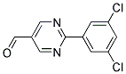 2-(3,5-dichlorophenyl)pyrimidine-5-carbaldehyde 结构式