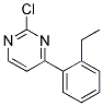 2-Chloro-4-(2-ethyl-phenyl)-pyrimidine 结构式