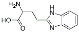 2-AMINO-4-(1H-BENZIMIDAZOL-2-YL)BUTANOIC ACID 结构式