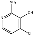 2-氨基-4-氯-3-羟基吡啶 结构式