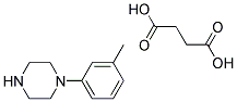 1-(3-Methylphenyl) piperazine succinate 结构式