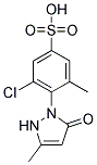 1-(6-Chloro-2-methyl-4-sulfophenyl)-3-methyl-5-pyrazolone 结构式