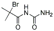 (2-BROMO-2-METHYLPROPIONYL)UREA 结构式