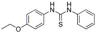 1-(P-ETHOXYPHENYL)-3-PHENYL-2-THIOUREA 结构式