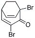 1,3-DIBROMOBICYCLO(3.2.2)NONA-3,6-DIEN-2-ONE 结构式