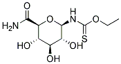 1-ETHOXYTHIOCARBONYLAMINO-1-DEOXY-B-D-GLUCOPYRANURONAMIDE 结构式