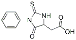 1-PHENYL-5-OXO-2-THIOXO-4-IMIDAZOLIDINEACETICACID 结构式