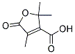 2,2,4-TRIMETHYL-5-OXO-2,5-DIHYDRO-3-FURANCARBOXYLICACID 结构式