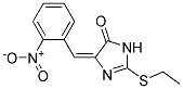 2-ETHYLTHIO-4-(2-NITROBENZYLIDENE)-2-IMIDAZOLIN-5-ONE 结构式