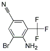 2-Bromo-4-cyano-6-(trifluoromethyl)aniline 结构式