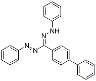 1,5-DIPHENYL-3-(4-BIPHRNYLYL)FORMAZAN 结构式