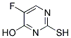 2-MERCAPTO-4-HYDROXY-5-FLUOROPYRIMIDINE 结构式