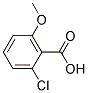 2-CHLORO-6-METHOXYBENZOIC ACID 结构式