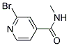 2-Bromo-N-methyl-4-pyridinecarboxamide 结构式