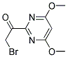 2-BROMO-1-(4,6-DIMETHOXYPYRIMIDIN-2-YL)ETHANONE 结构式