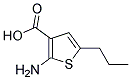 2-AMINO-5-PROPYL-THIOPHENE-3-CARBOXYLIC ACID 结构式