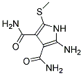 2-AMINO-5-(METHYLTHIO)-1H-PYRROLE-3,4-DICARBOXAMIDE 结构式