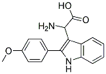 2-AMINO-2-(2-(4-METHOXYPHENYL)-1H-INDOL-3-YL)ACETIC ACID 结构式