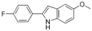 2-(4-FLUOROPHENYL)-5-METHOXY-1H-INDOLE 结构式