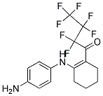 1-[(4-AMINOPHENYL)-AMINO]-2-PERFLUOROBUTANOYL-CYCLOHEX-1-ENE 结构式