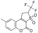 1,2-DIHYDRO-8-METHYL-2-(TRIFLUOROMETHYL)-THIENO-[2,3-C]-CHROMEN-3,3,4-TRIONE 结构式