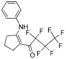 1-(N-PHENYLAMINO)-2-PERFLUOROBUTANOYL-CYCLOPENT-1-ENE 结构式