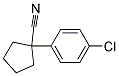 1-(4-CHLOROPHENYL)-1-CYCLOPENTANECARBONITRILE 结构式