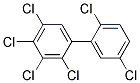 2.2'.3.4.5.5'-Hexachlorobiphenyl solution 100ug/mL in hexane 2mL 结构式