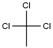 1.1.1-Trichloroethane solution 100ug/mL in methanol 1mL 结构式