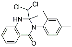 2-(DICHLOROMETHYL)-3-(2,4-DIMETHYLPHENYL)-2-METHYL-1,2,3,4-TETRAHYDROQUINAZOLIN-4-ON, TECH 结构式